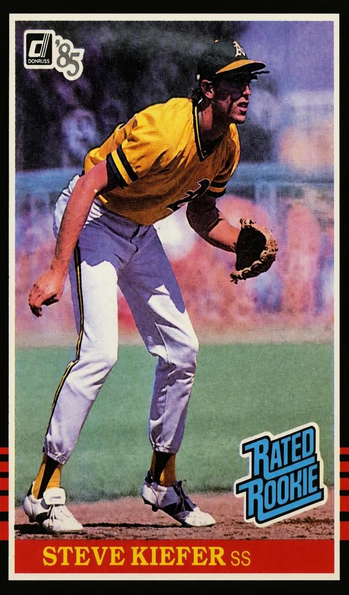 1985 Donruss Baseball Steve Kiefer #35