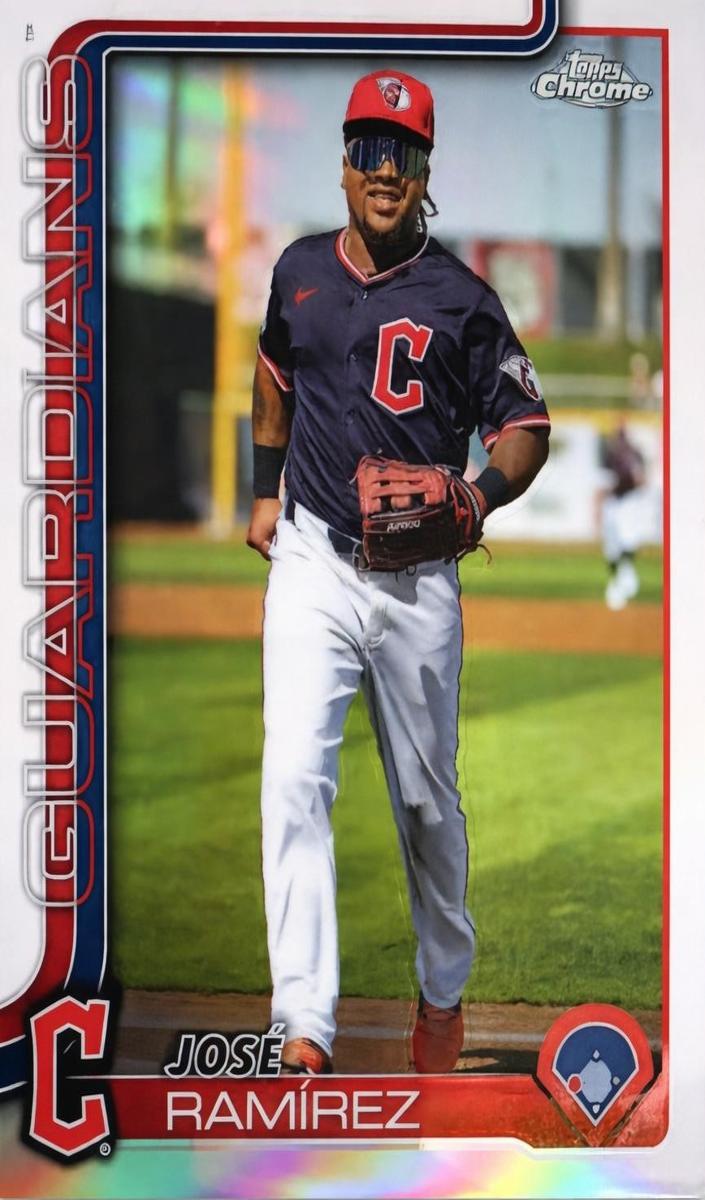 2025 Topps Chrome Baseball Jose Ramirez #12 PSA 10
