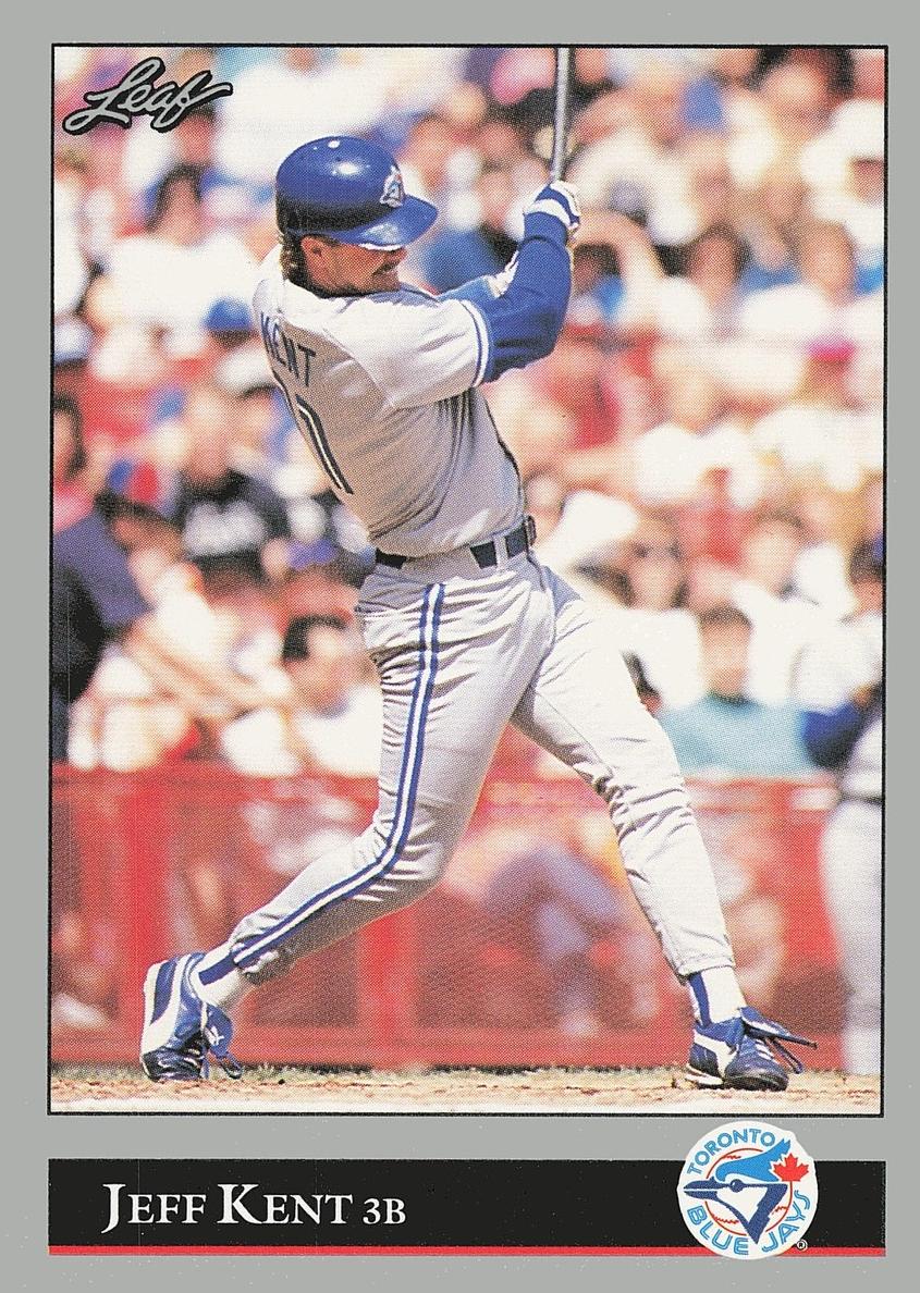 1992 Leaf Baseball Jeff Kent #445