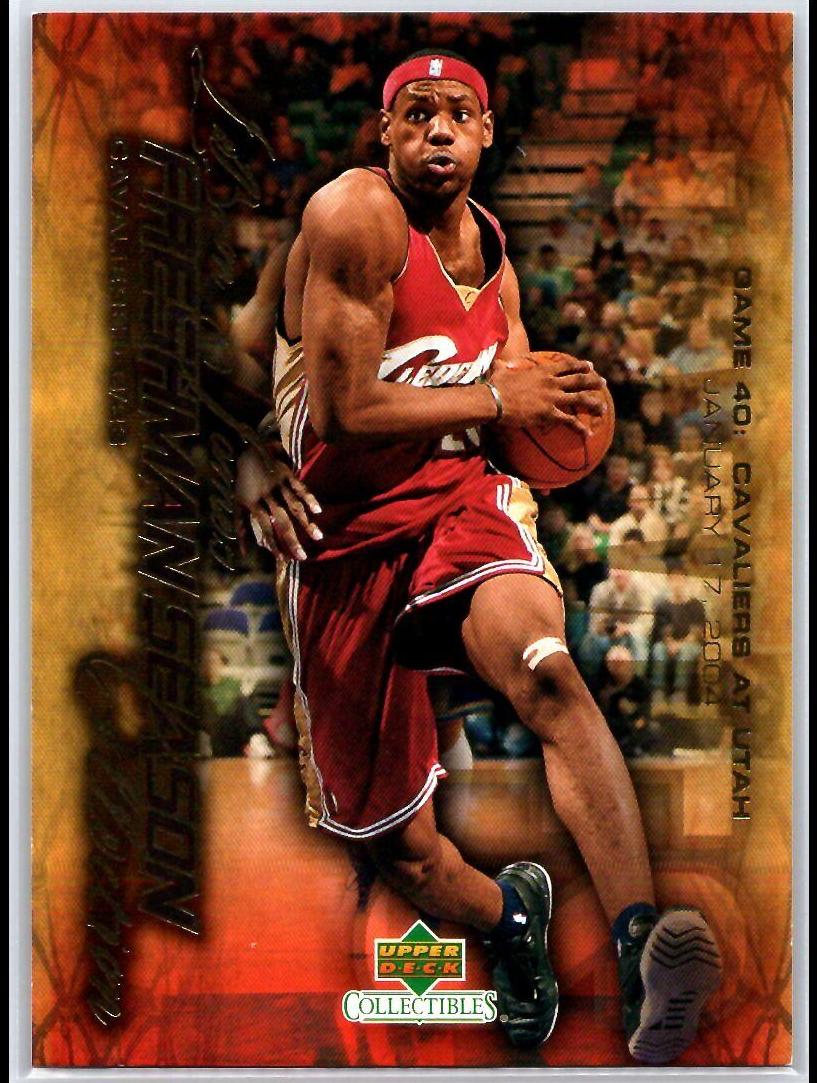 2004 Upper Deck Collectibles Lebron James Freshman Season Basketball Lebron James #42 PSA 9