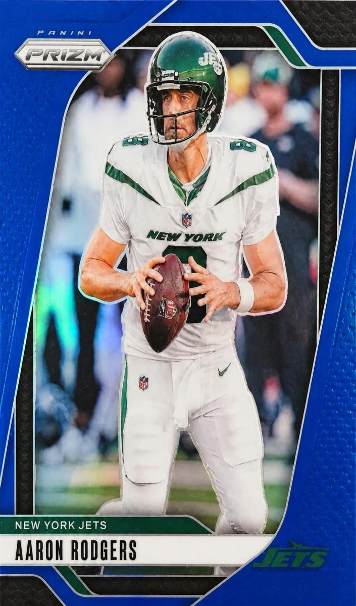 2024 Panini Prizm Football Blue Aaron Rodgers #222