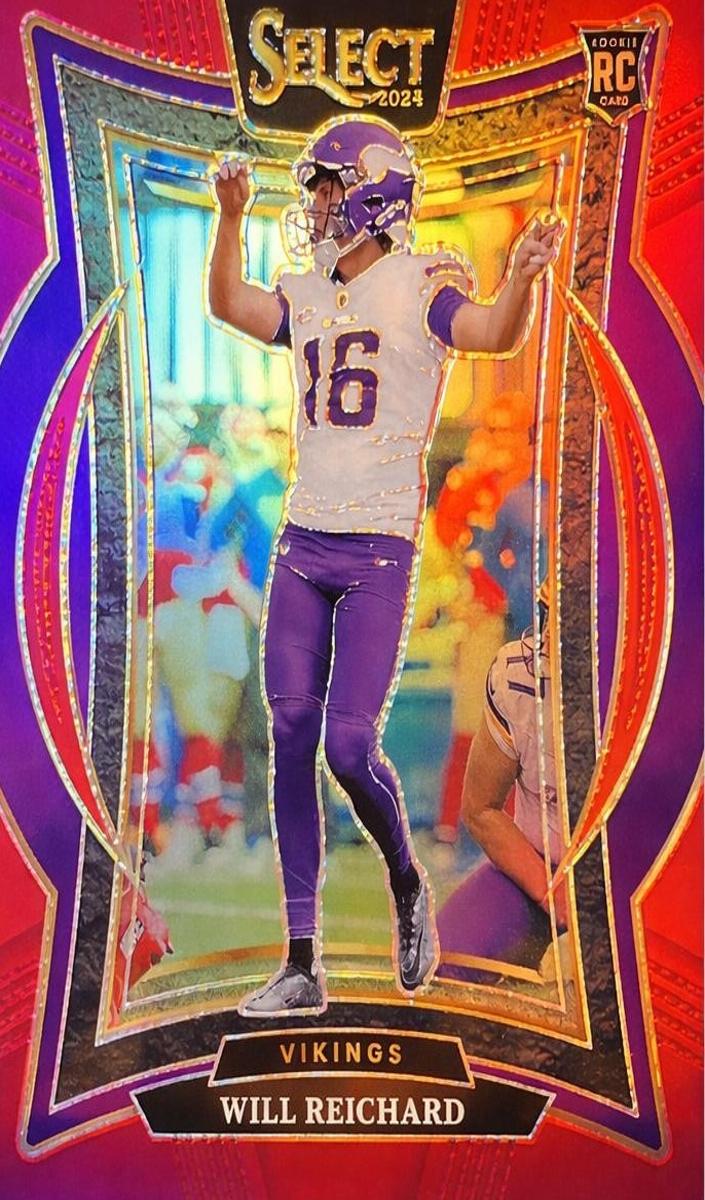 2024 Panini Select Football Red Will Reichard #21