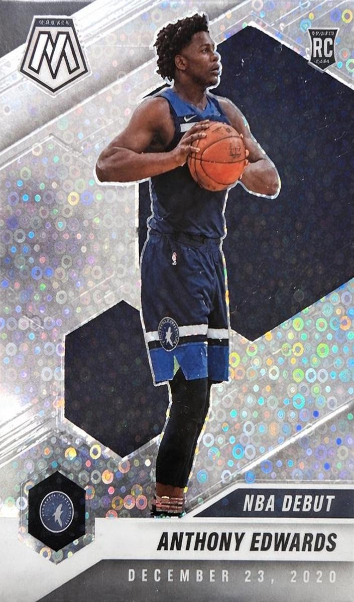 2020 Panini Mosaic Basketball Mosaic Anthony Edwards #261 PSA 9