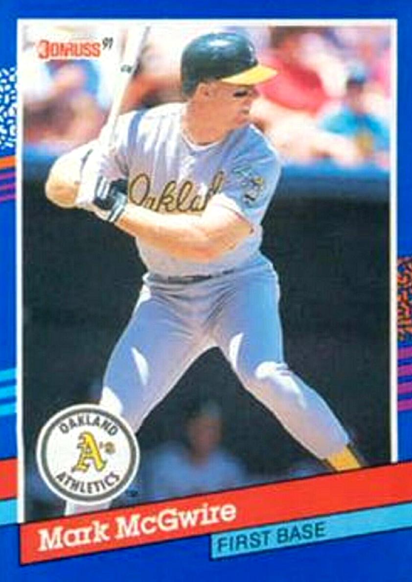 1991 Donruss Baseball Mark McGwire #105 PSA 9