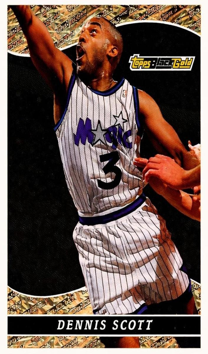 1993 Topps Black Gold Basketball Dennis Scott #2