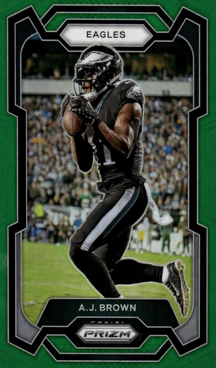 2023 Panini Prizm Football Green A.J. Brown #236 SGC 9