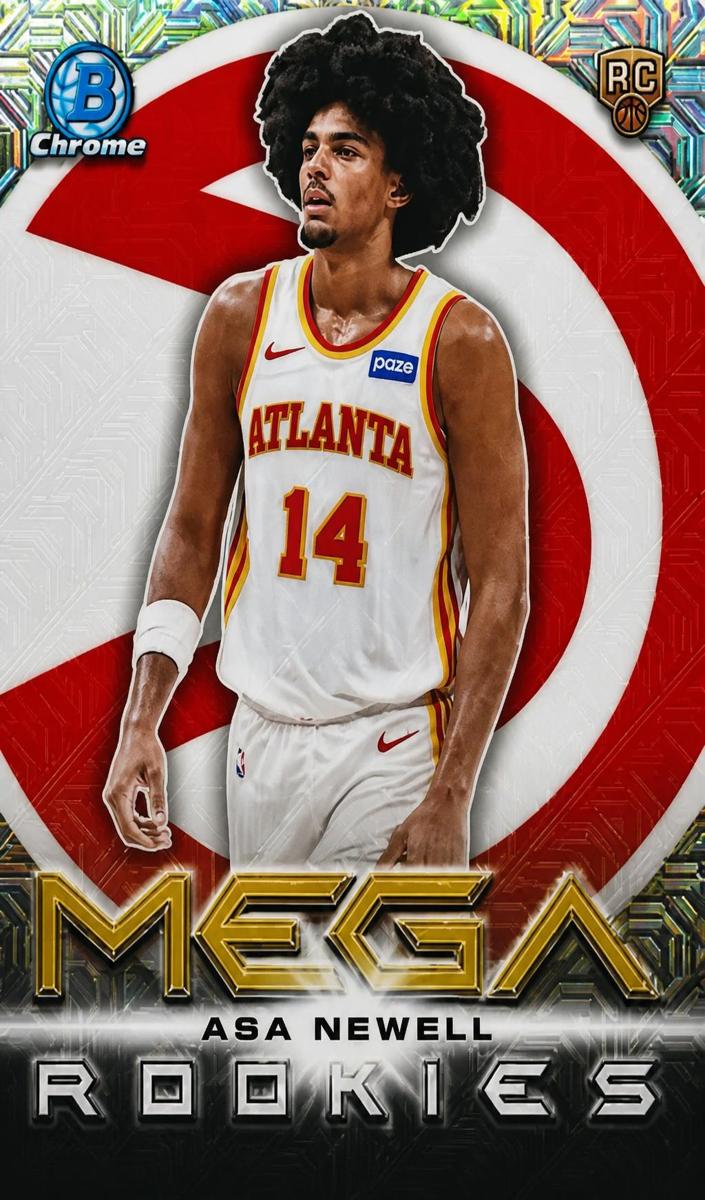 2025 Bowman Mega Box Basketball Mojo Refractor Asa Newell #BCV-23