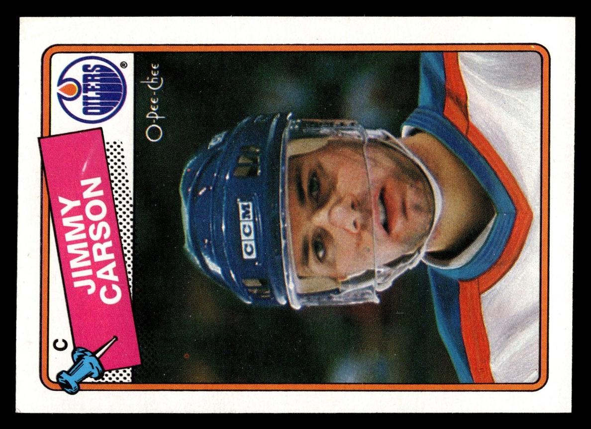 1988 O-Pee-Chee Hockey Jimmy Carson #9 PSA 9