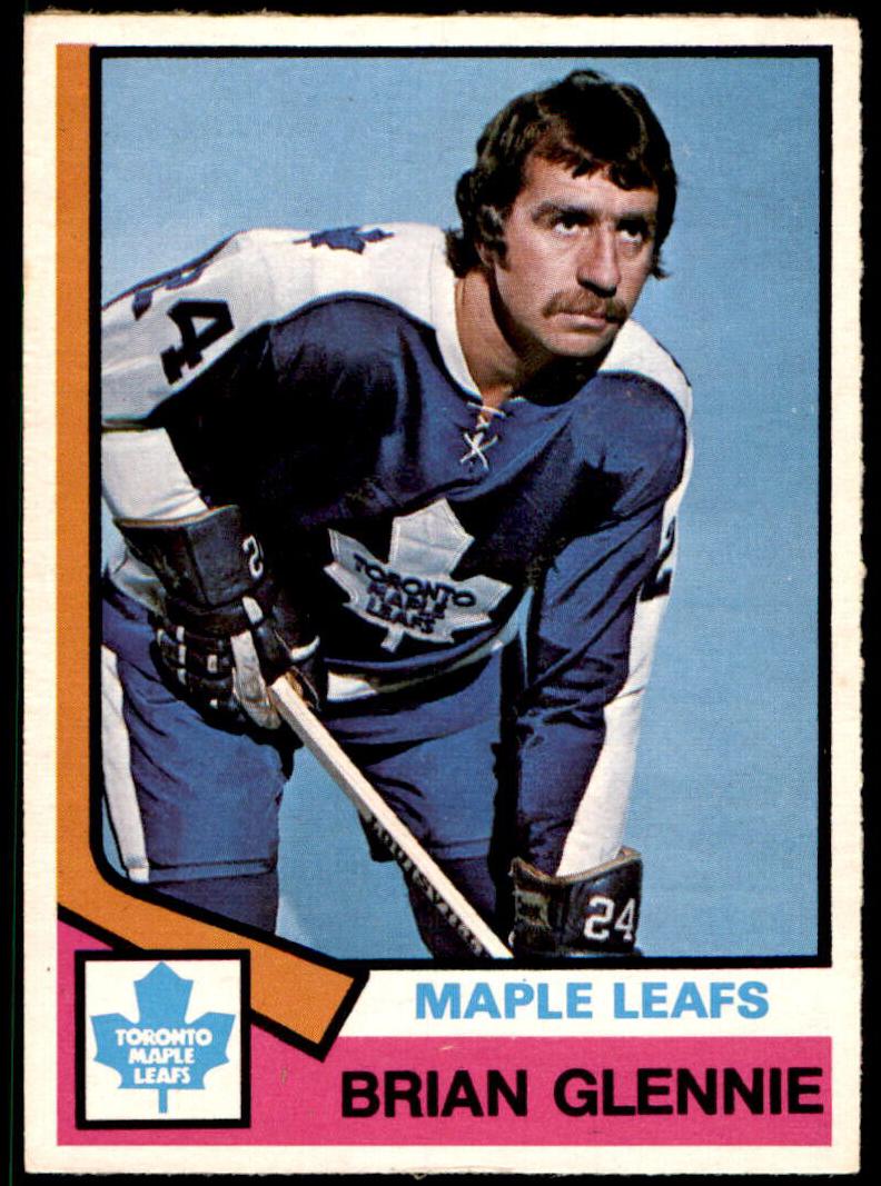 1974 O-Pee-Chee Hockey Brian Glennie #310