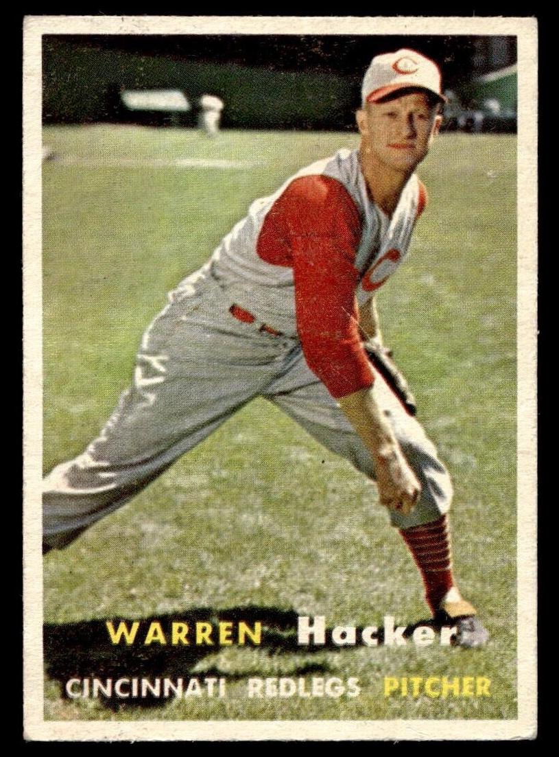 1957 Topps Baseball Warren Hacker #370 PSA 6