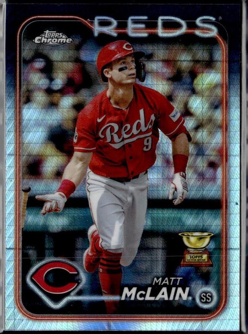 2024 Topps Chrome Baseball Prism Matt McLain #48