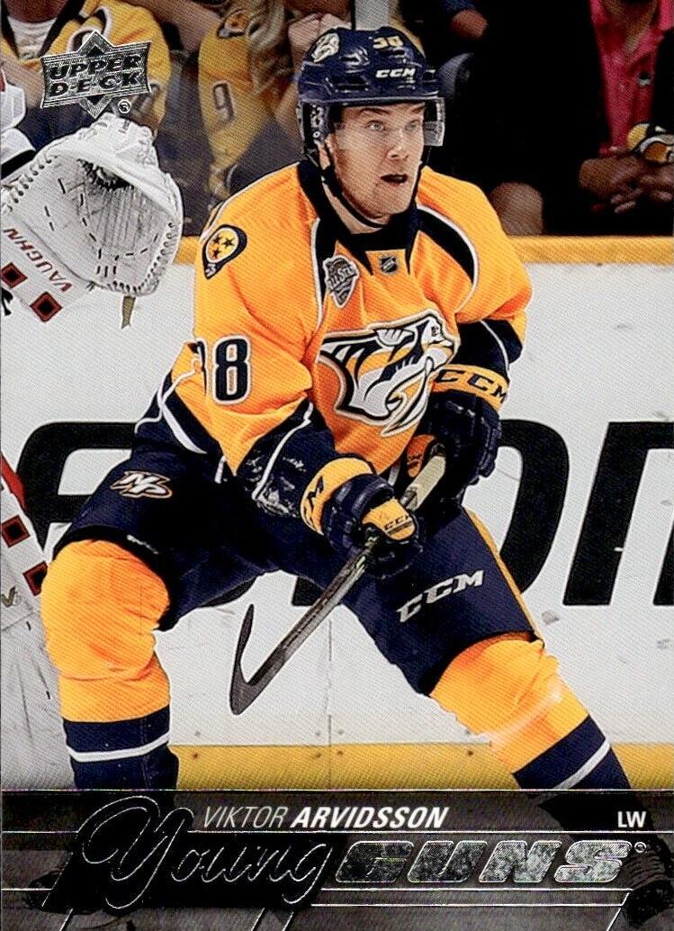 2015 Upper Deck Hockey Viktor Arvidsson #222