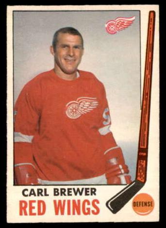 1969 O-Pee-Chee Hockey Carl Brewer #59