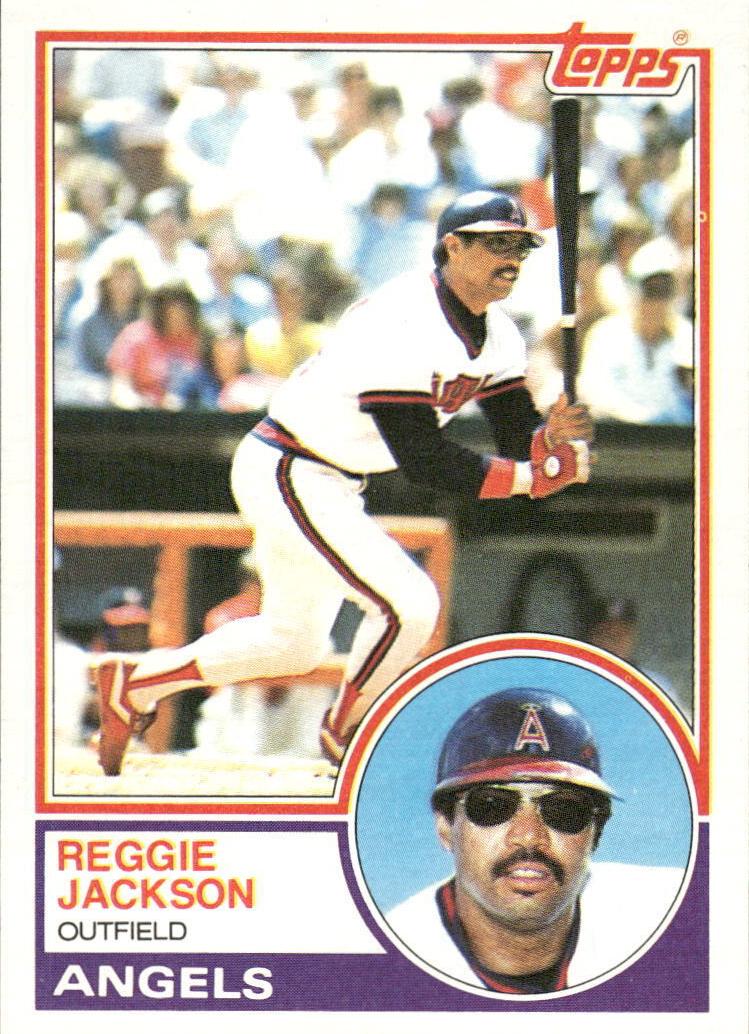 1983 Topps Baseball Reggie Jackson #500