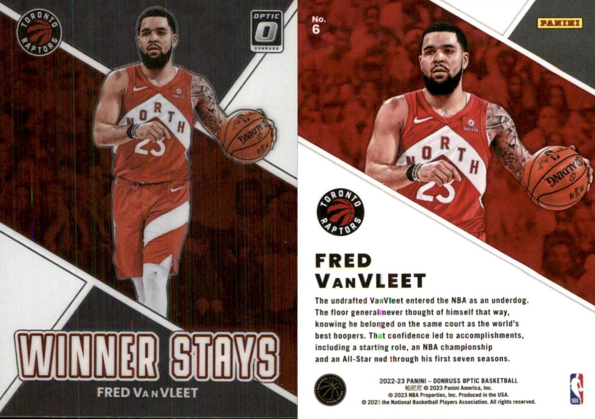 2022 Donruss Optic Basketball Holo Fred VanVleet #6