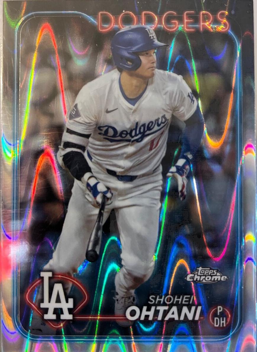 2024 Topps Chrome Baseball Raywave Shohei Ohtani #1 PSA 9