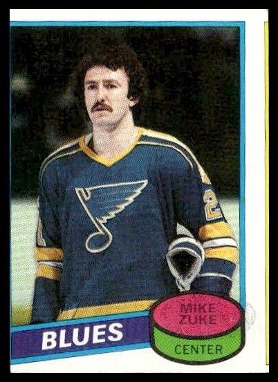 1980 Topps Hockey Mike Zuke #209