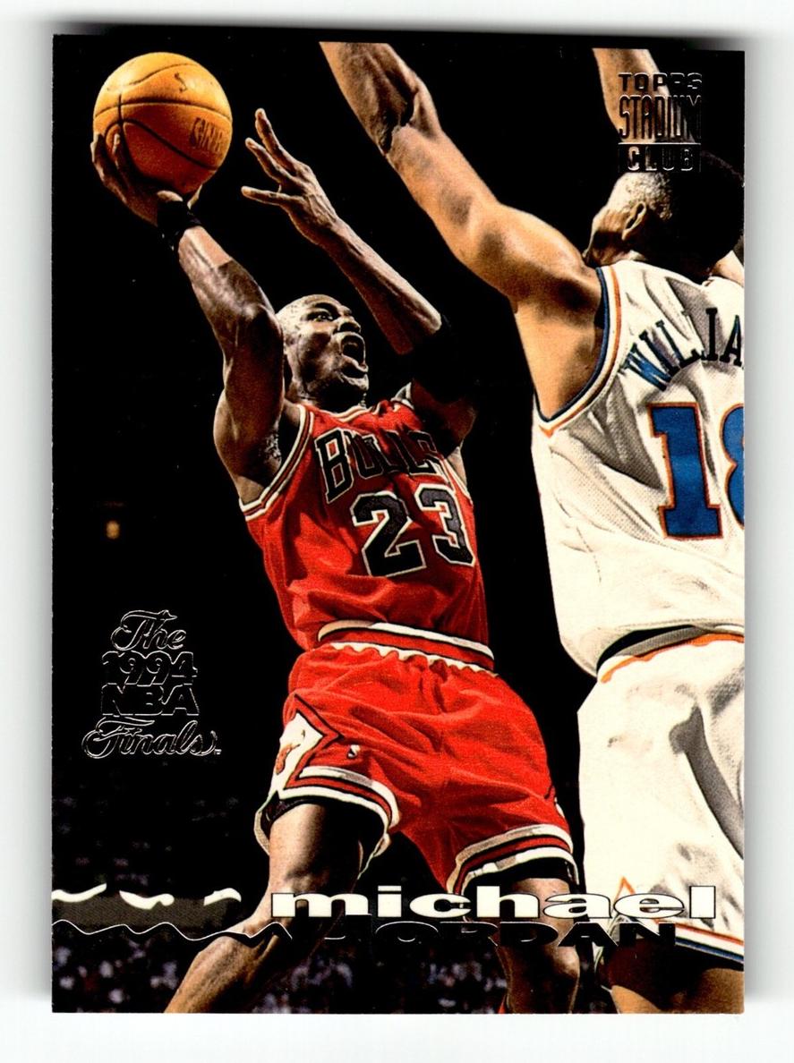 1993 Topps Stadium Club Basketball Super Team-NBA Finals Michael Jordan #169 PSA 9