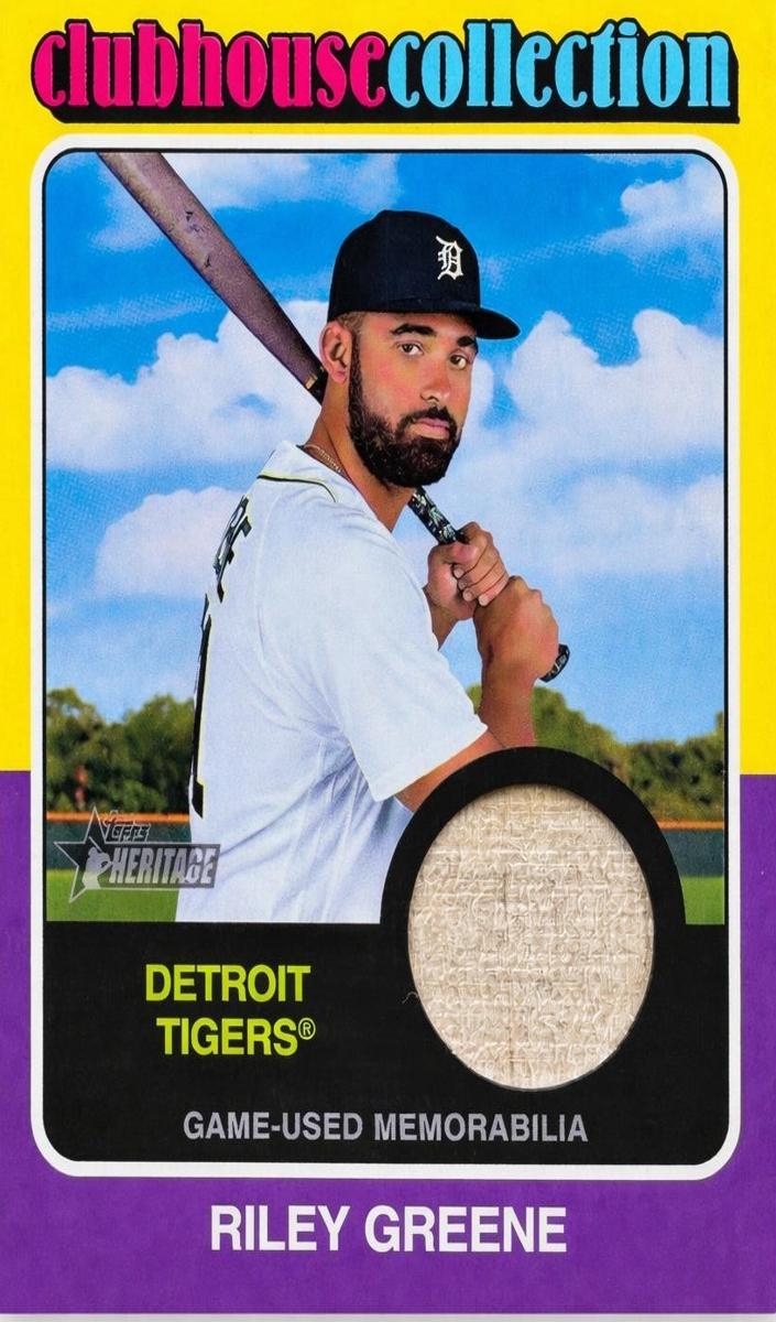 2024 Topps Heritage Baseball Riley Greene #CCR-RG