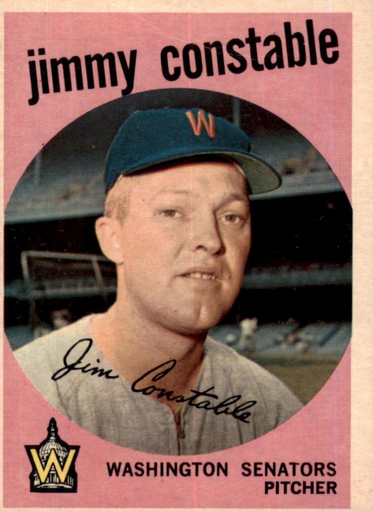 1959 Topps Baseball Jimmy Constable #451