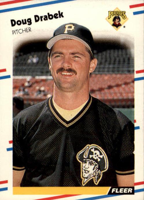 1988 Fleer Baseball Doug Drabek #327