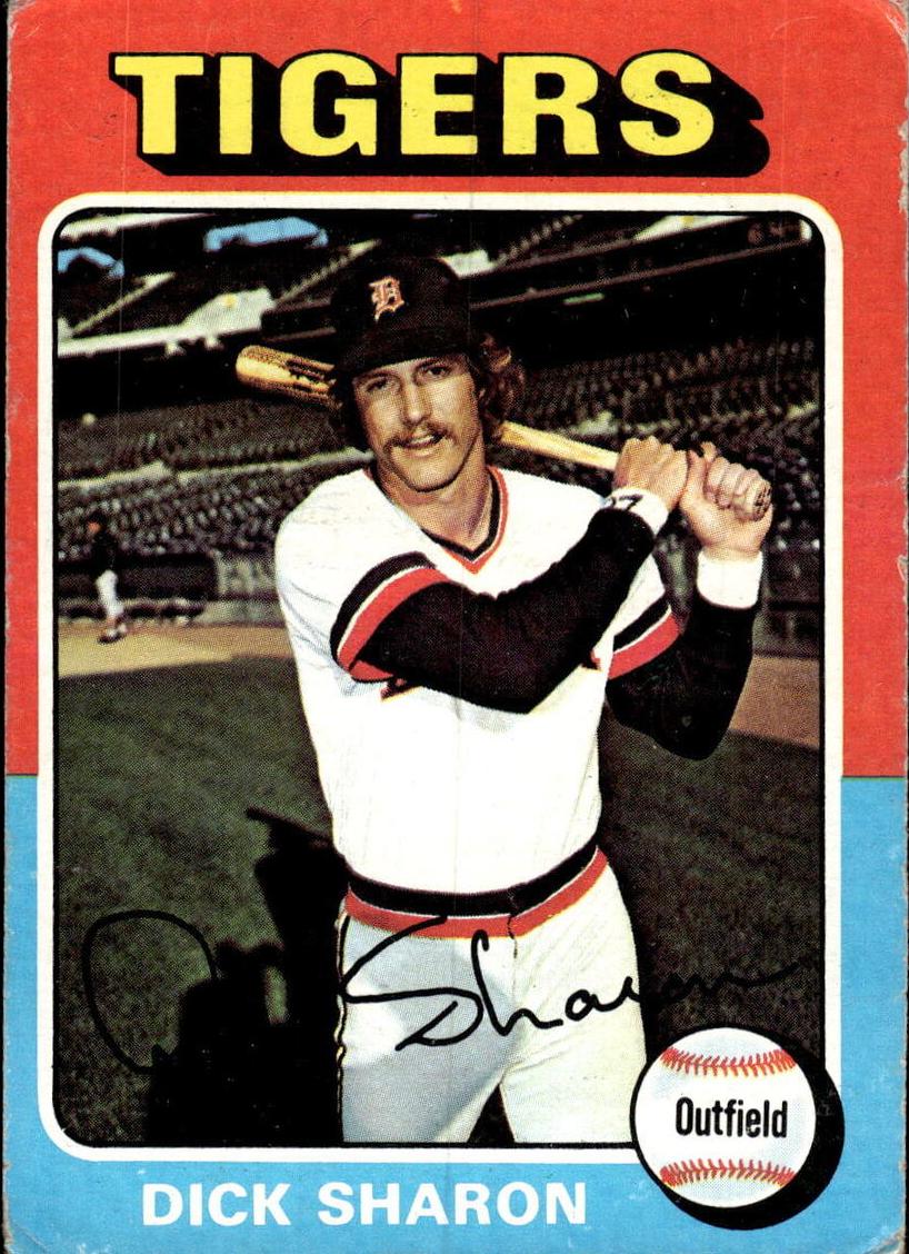 1975 Topps Baseball Dick Sharon #293 PSA 8