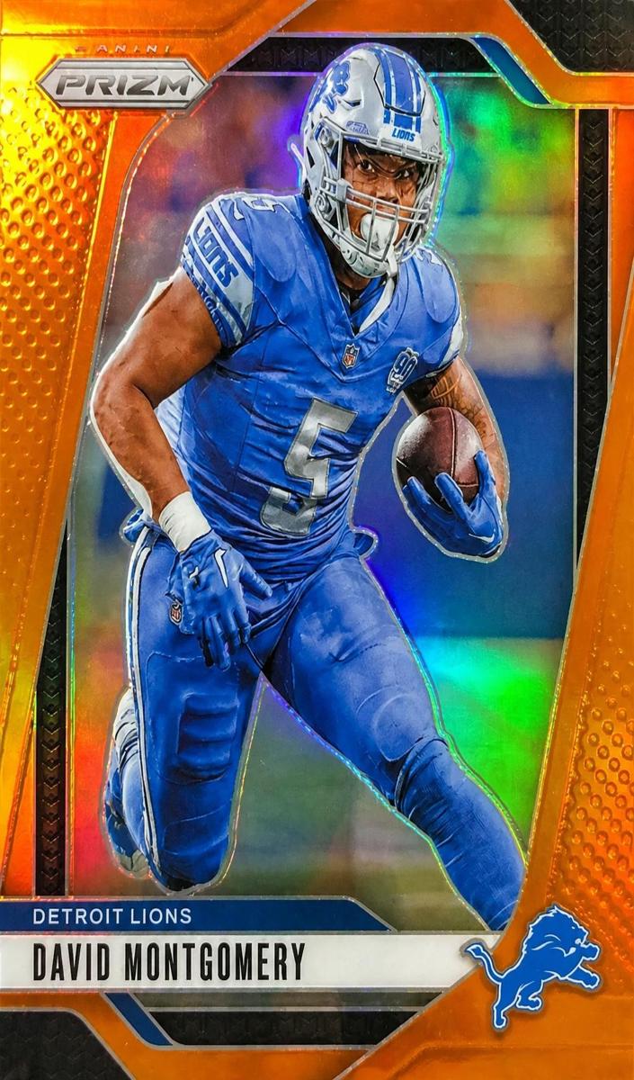 2024 Panini Prizm Football Orange David Montgomery #94