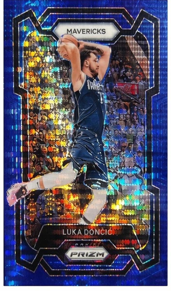 2023 Panini Prizm Basketball Blue Seismic Luka Doncic #110 PSA 10