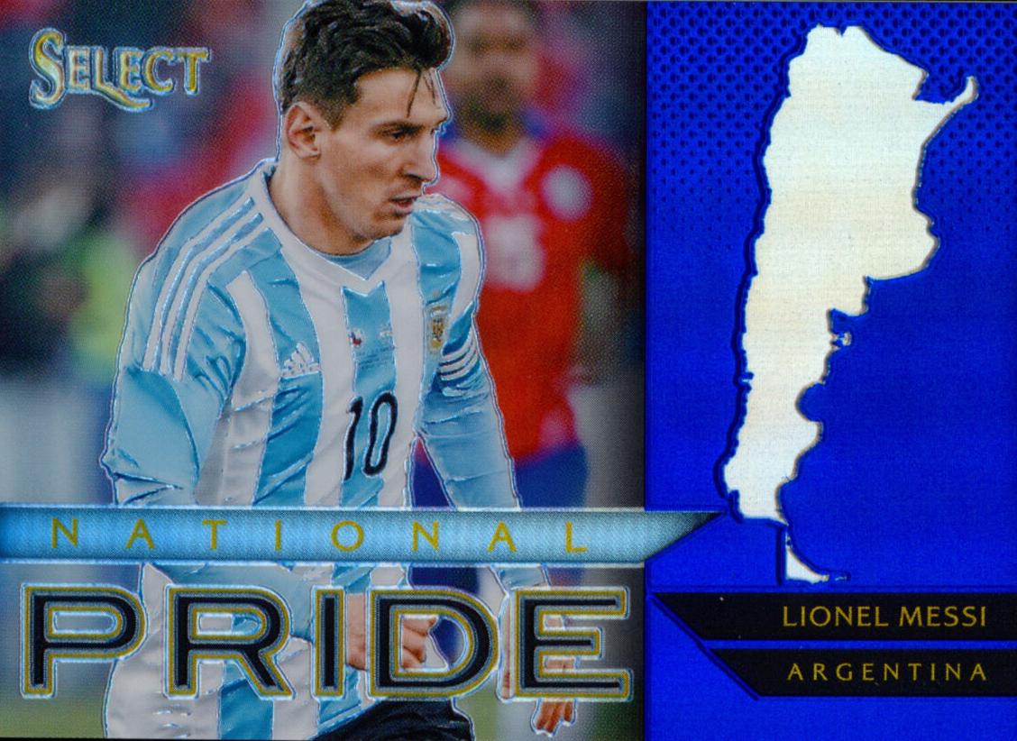 2015 Panini Select Soccer Blue Lionel Messi #2