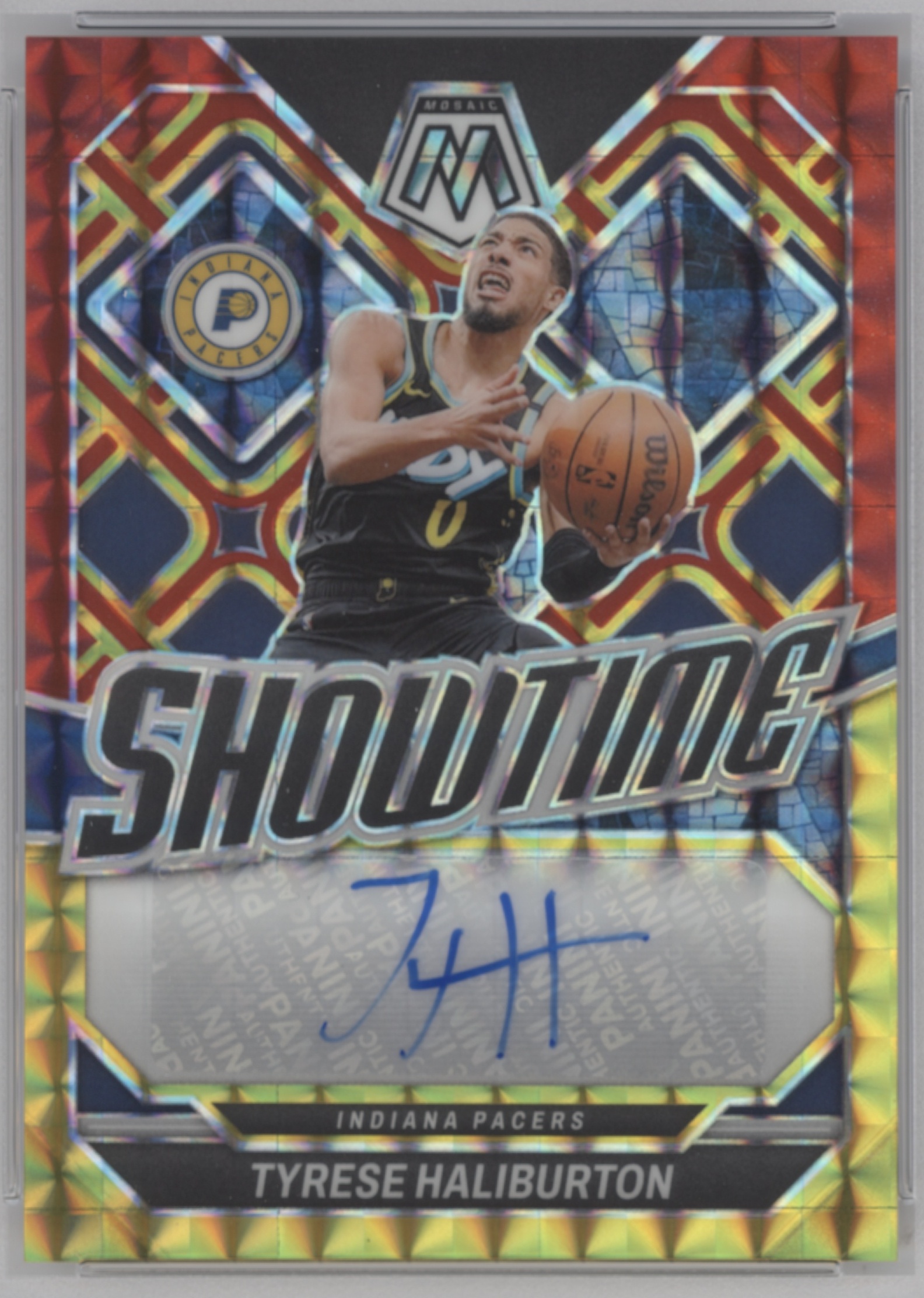 2023 Panini Mosaic Basketball Choice Tyrese Haliburton #SS-TYR PSA 9