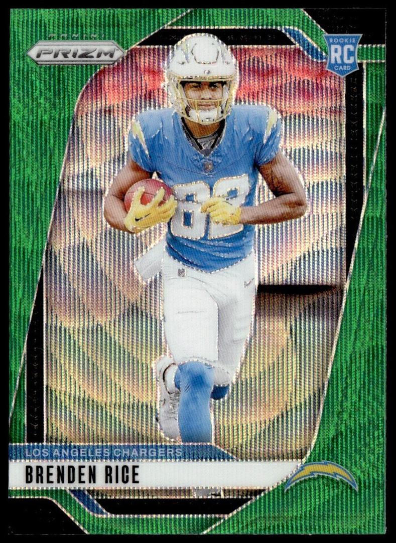 2024 Panini Prizm Football Green Wave Brenden Rice #313