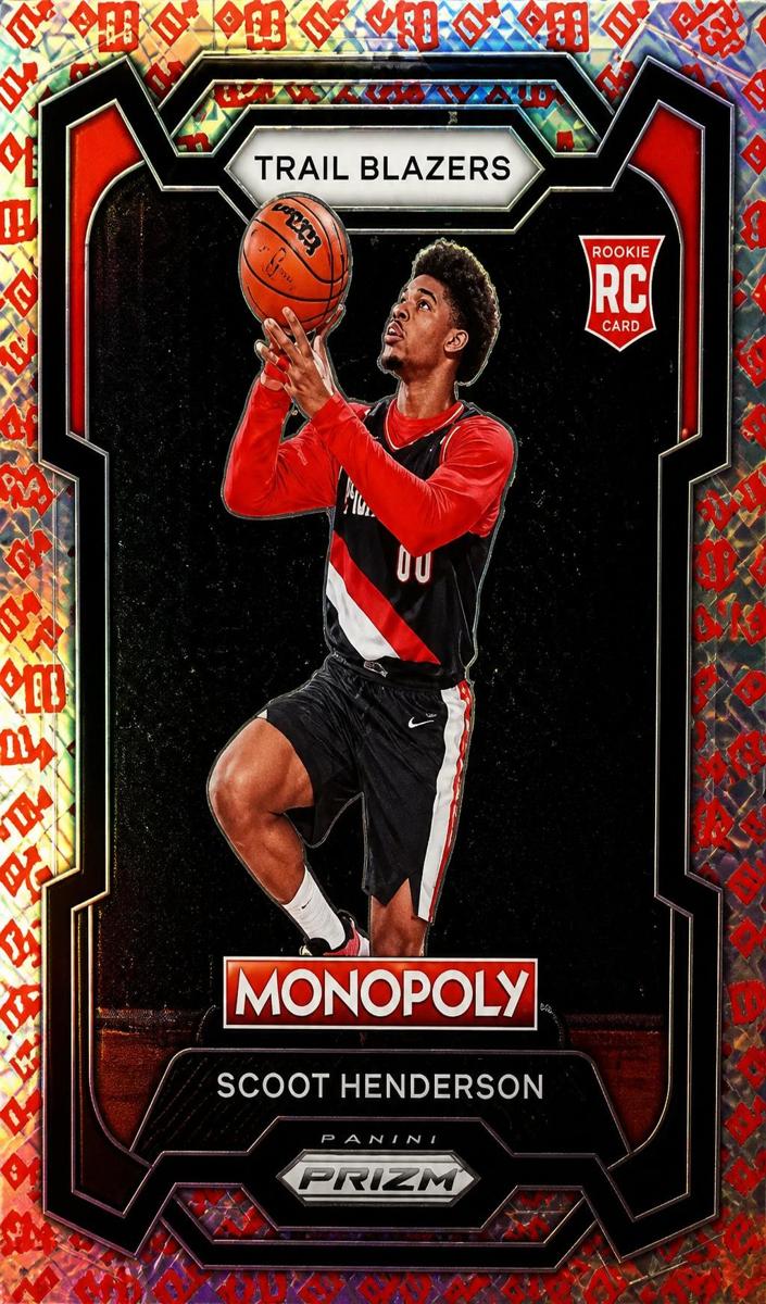 2023 Panini Prizm Monopoly Basketball Dice Scoot Henderson #75