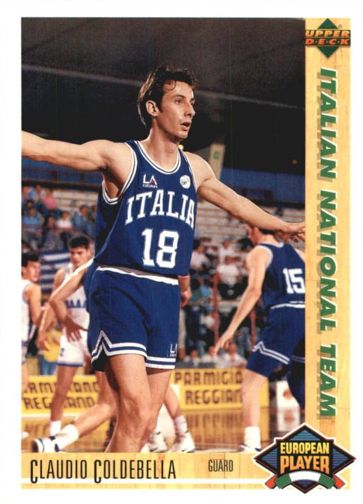 1991 Upper Deck International Basketball Claudio Coldebella #118 PSA 9