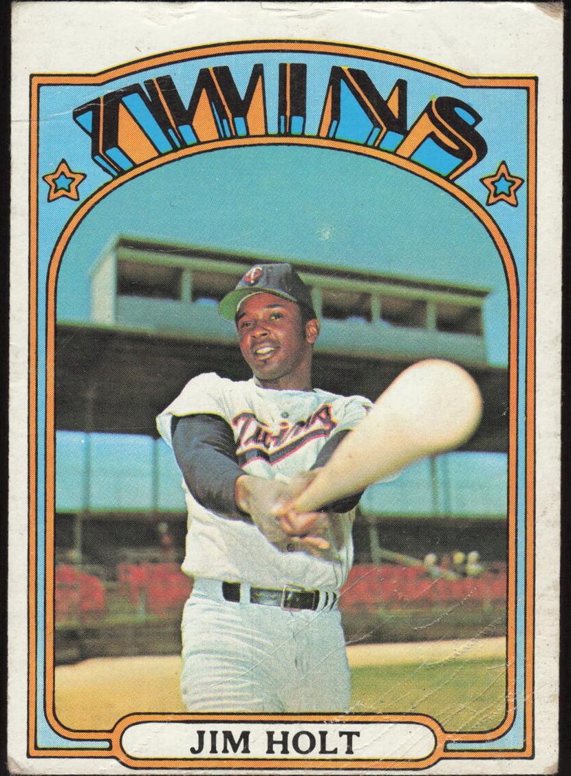 1972 Topps Baseball Jim Holt #588 PSA 9