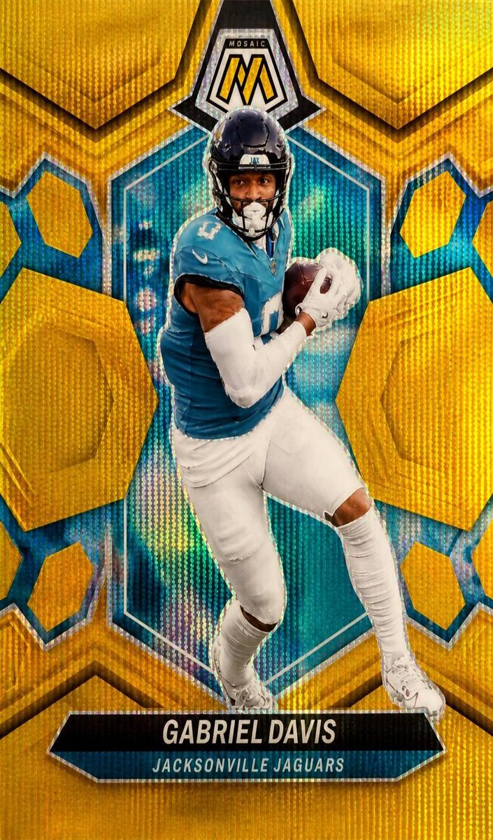2024 Panini Mosaic Football Gold Wave Gabriel Davis #102