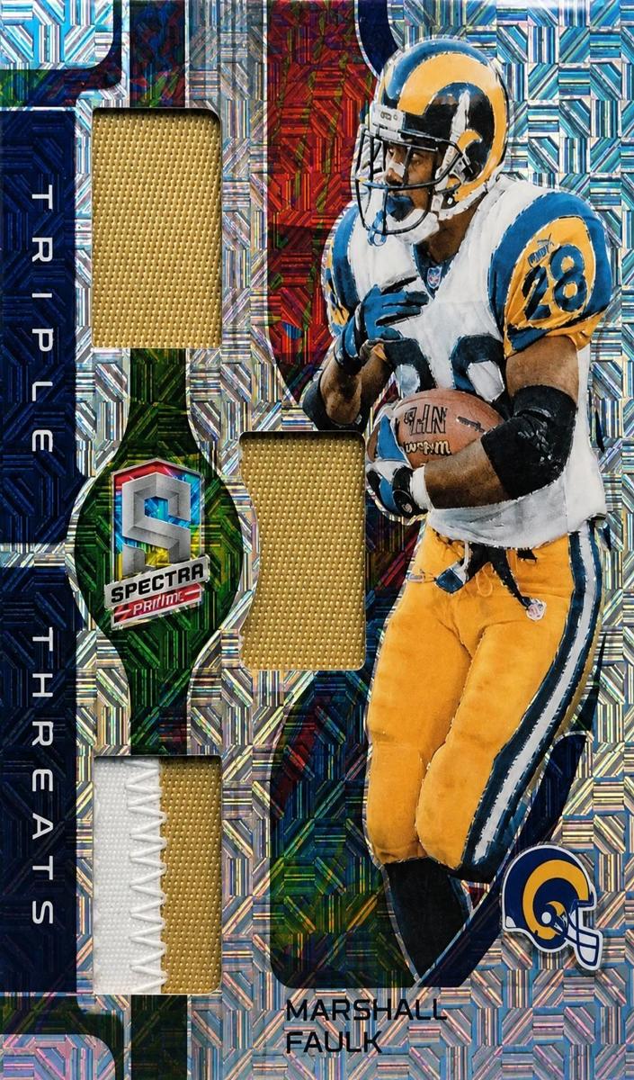 2023 Panini Spectra Football Meta Marshall Faulk #TT-MFA