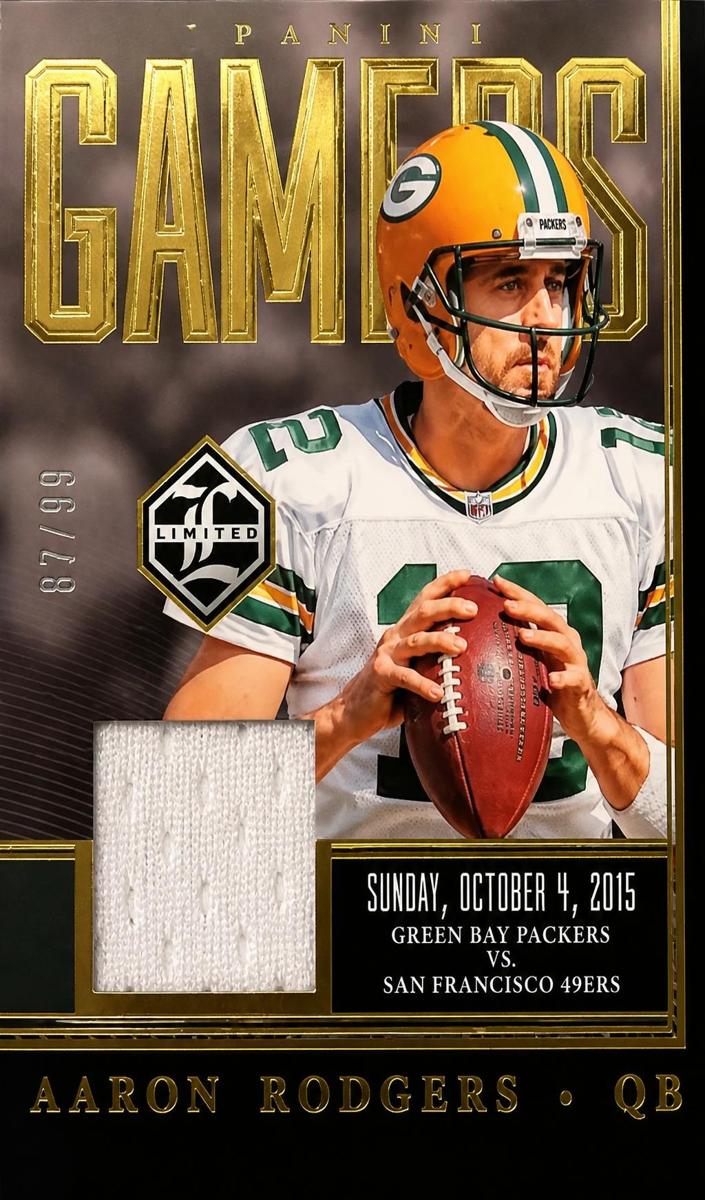 2023 Panini Limited Football Aaron Rodgers #LG-ARS
