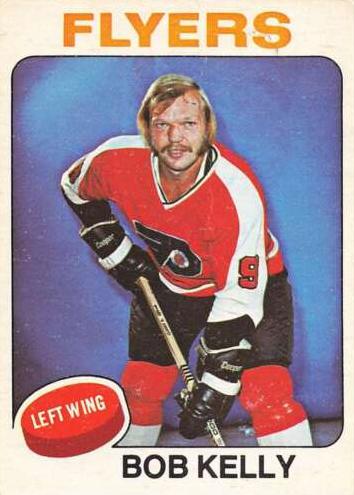 1975 O-Pee-Chee Hockey Bob Kelly #184 PSA 8