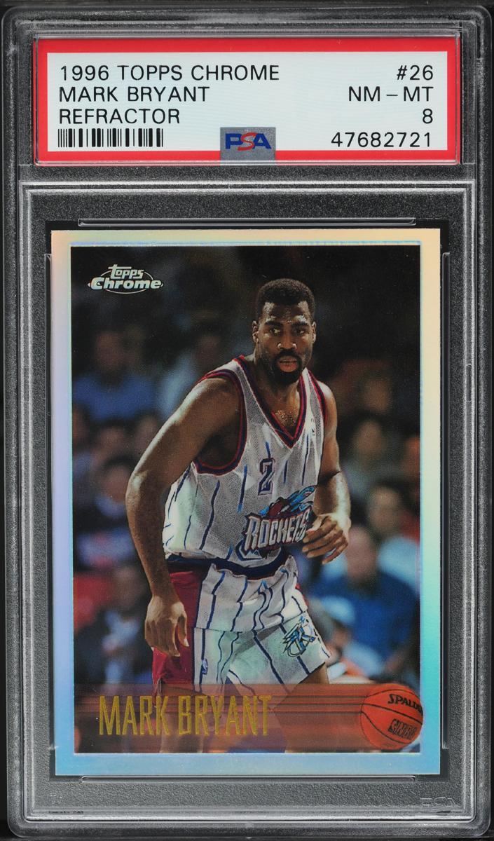 1996 Topps Chrome Basketball Refractor Mark Bryant #26