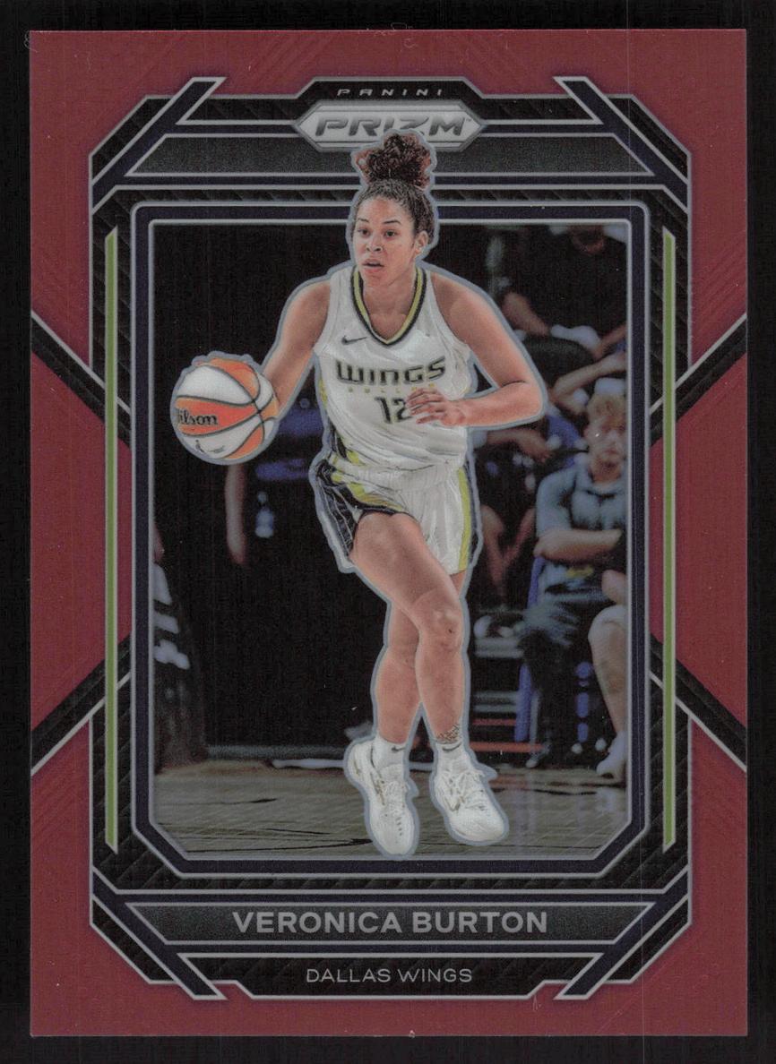 2023 Panini Prizm WNBA Basketball Red Veronica Burton #112