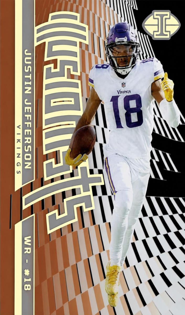 2022 Panini Illusions Football Orange Justin Jefferson #I-2
