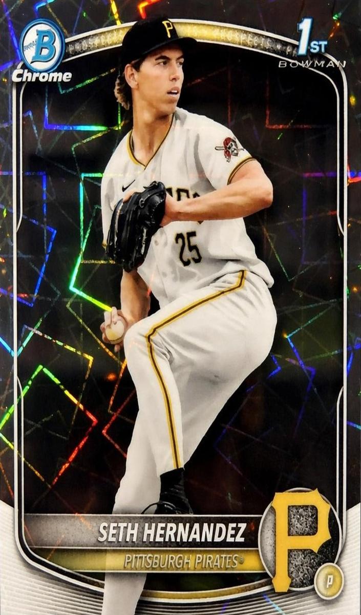 2025 Bowman Draft Chrome Baseball Lazer Refractor Seth Hernandez #BDC-25