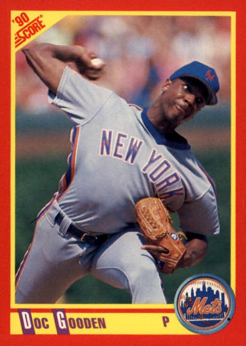 1990 Score Baseball Dwight Gooden #313 PSA 9