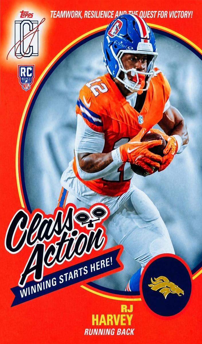 2025 Topps Signature Class Football RJ Harvey #CA-10