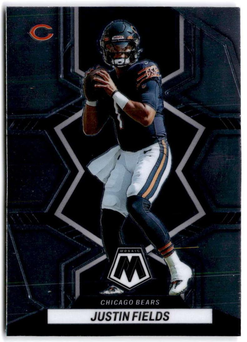 2022 Panini Mosaic Football Justin Fields #33 SGC 9