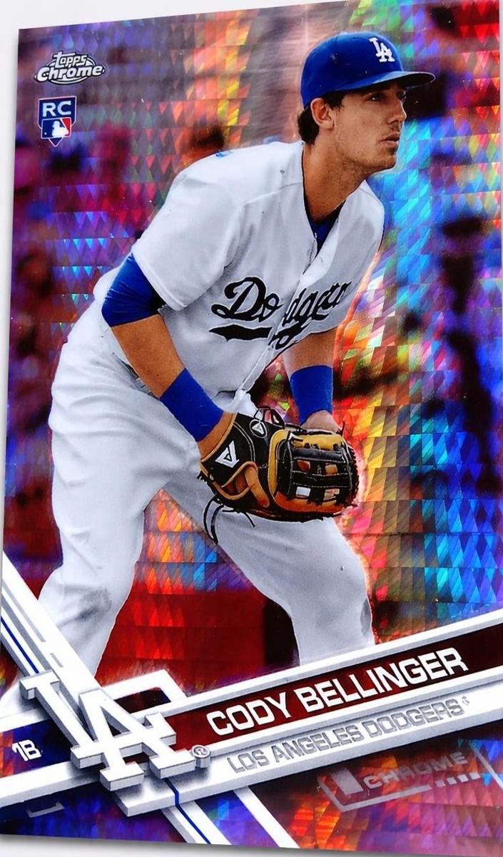 2017 Topps Chrome Baseball Prism Refractor Cody Bellinger #79