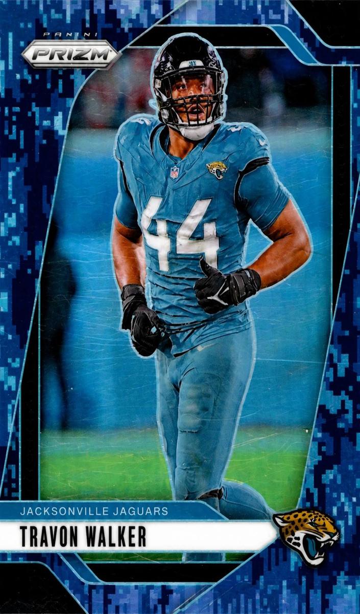2024 Panini Prizm Football Navy Camo Travon Walker #133