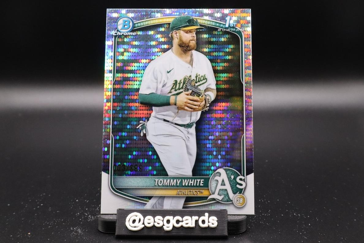 2025 Bowman Chrome Prospects Baseball Pulsar Refractor Tommy White #BCP-251