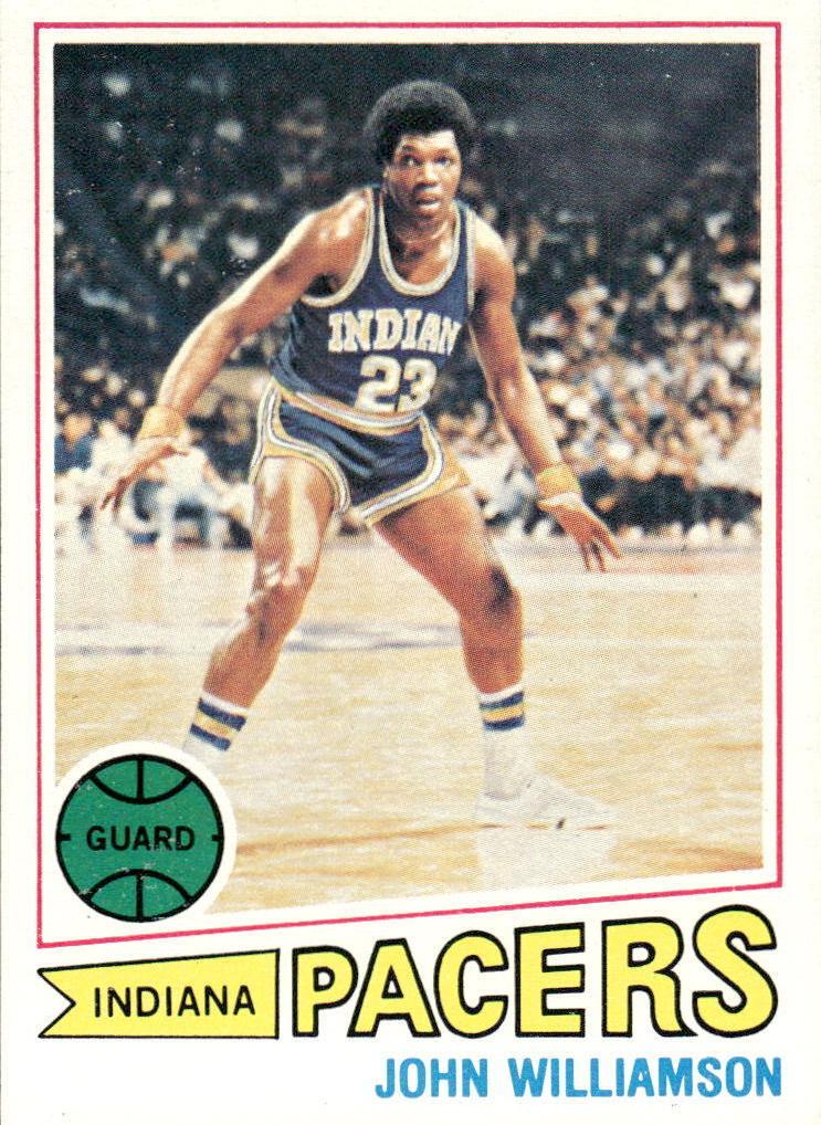 1977 Topps Basketball John Williamson #44