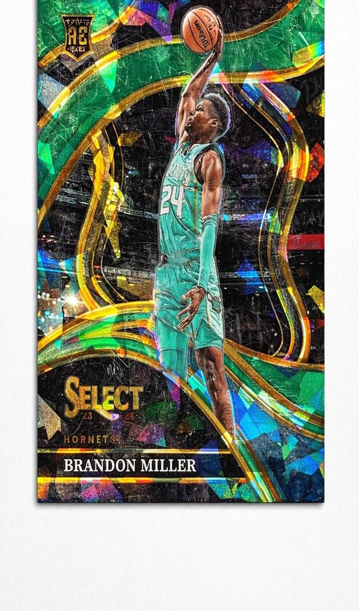 2023 Panini Select Basketball Green Ice Brandon Miller #286